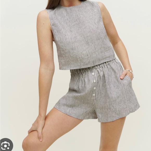 Reformation Emilia Linen Two Piece - Picture 2 of 8